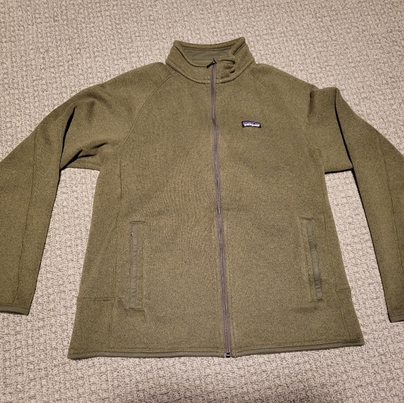 Patagonia Olive Green Fleece Jacket
